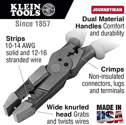 Klein Tools J215 - 8cr klešta za više alata, uvijanje, petlja & 32900 Impact Driver, 7-u-1 Impact Flip