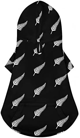 Novi Zeland Maori Fern pas i mačji kostimi slatki kućni ljubimac sa šeširom slatka odjeća