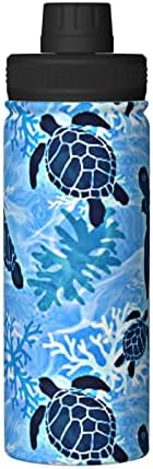 Vodena boca ušteda-morska kornjača-plavo-snovi 18 oz-nehrđajućeg čelika vakuumska izolirana tikvica