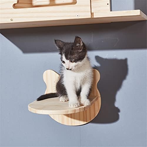 FEGOCLT DIY mačke penjački okvir zidni okvir za mačke od punog drveta za skakanje okvir za mačke drvo