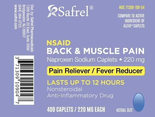 Safrel naproksen natrijum, 220 mg – 400 kapleta – sredstvo protiv bolova i smanjenje temperature, do 12 sati