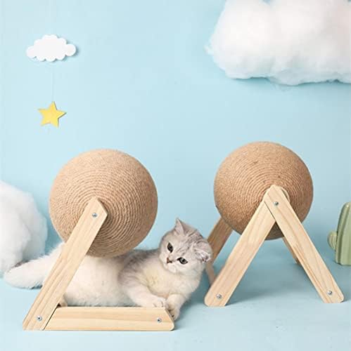 Oallk mačka grebanje kuglične igračke mačeno konopske konopske mačeve šape igračke mačke drva