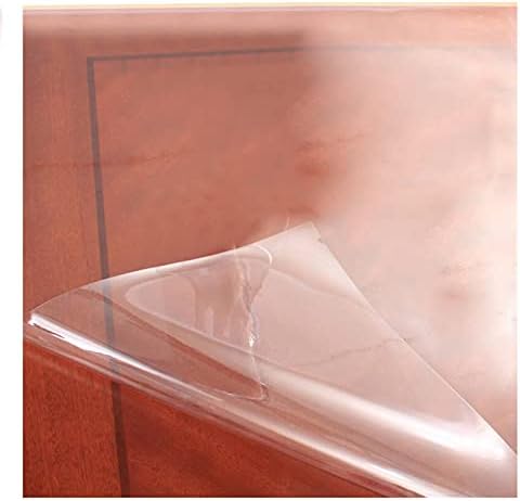 JHKJ 1mm Debeli poklopac za zaštitu prozirni stolnjak pravokutnik vodootporan PVC zaštitni tablica za