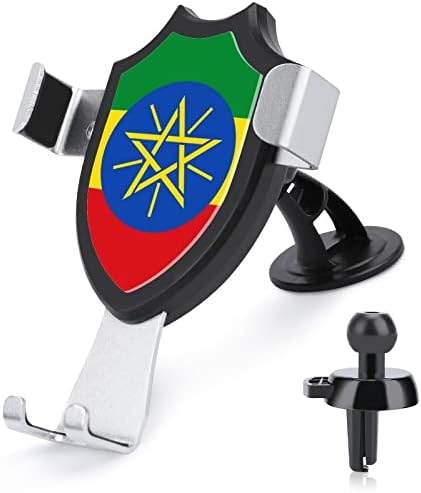 Zastava države Etiopija Držač automobila Nosač za automobile Mount Universal Cellopphone Vent