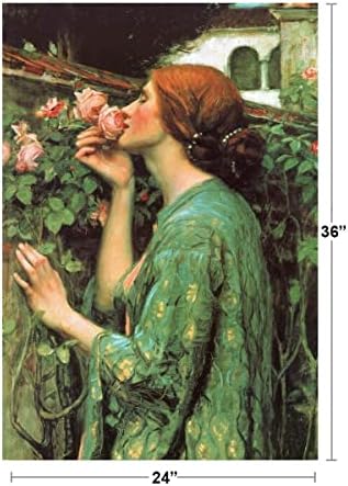 John William Waterhouse duša ruže realizam romantično umjetničko djelo žena portret uljana slika