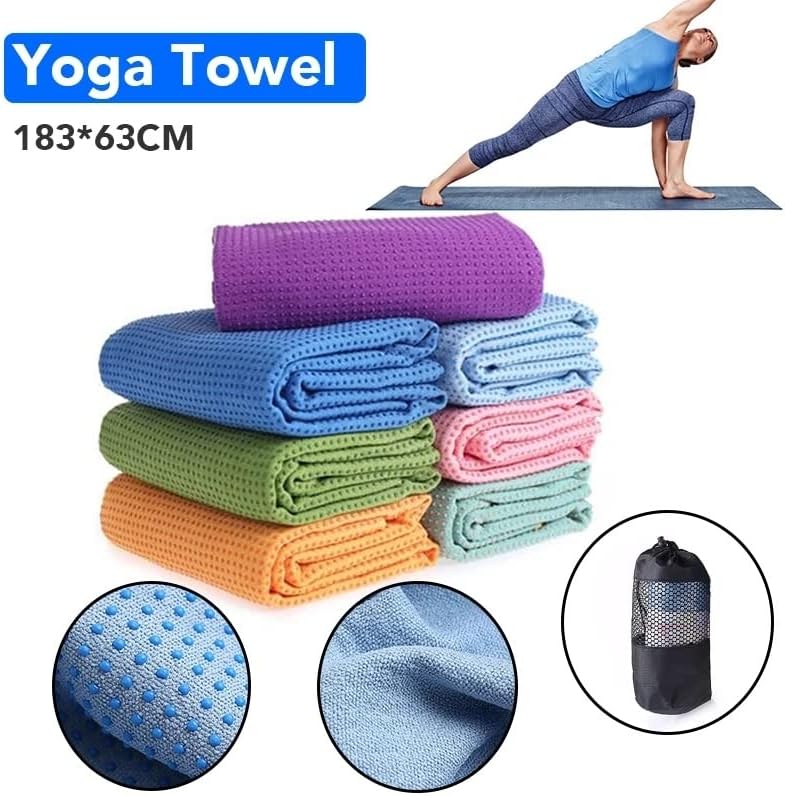 Orah protiv klizanja Microfiber yoga mat ručnik kućna teretana fitnes pilates pad pokrivači meki poklopac
