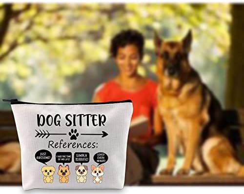 G2TUP LJUBAV GODE poklon za pseljne šminke torbe za psu vlasnica kozmetička torba za pseće šetnje pokloni