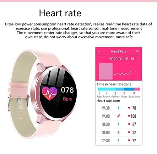 BHVXW Modne žene Smart Watch Vodootporni srčani otkucaj srca Monitor za krvni pritisak Smart Watch poklon za