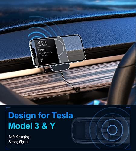 Mukiya Tesla telefon, jaki magnetni mag sef za montiranje automobila za Tesla Model 3 / Y dodaci za 3 / y