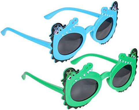 Aboofan 2 parove Kids party sunčane naočale crtane krokodile Dječje sunčane naočale Foto Polarizirani sportovi