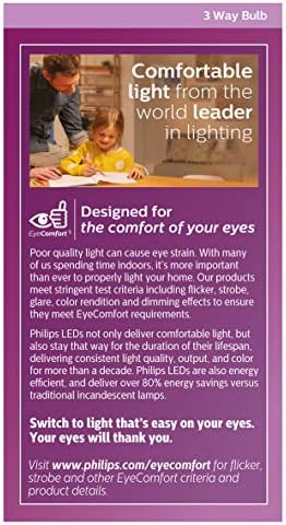 Philips LED 556928 3-smjerna A21 sijalica bez treperenja sa EyeComfort tehnologijom: 1600-800-450-Lumen,