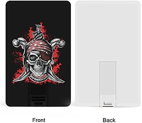Crna pirate lobanja kreditna bankovna kartica USB flash diskove Prijenosni memorijski stick