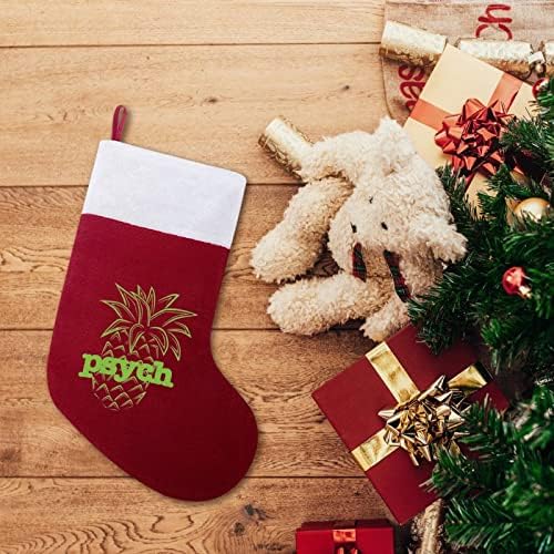 Psihi ananas božićni viseći čarapu Slatka Santa čarapa za ukrašavanje Xmas Tree ukrasi pokloni