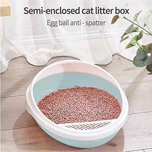 Posuda za nosiljke za mačke toaletna posteljina za kućne ljubimce kutija za smeće protiv prskanja mačaka