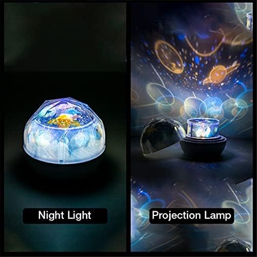 BHVXW zvjezdano nebo noćno svjetlo Planeta Magic projektor zemlja Univerzum LED lampa šareni rotirajte