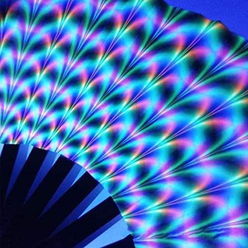 Prijenosni gradijent šareni UV fluorescentni sklopivi ručno rađeni plesni party ručni ukras karneval