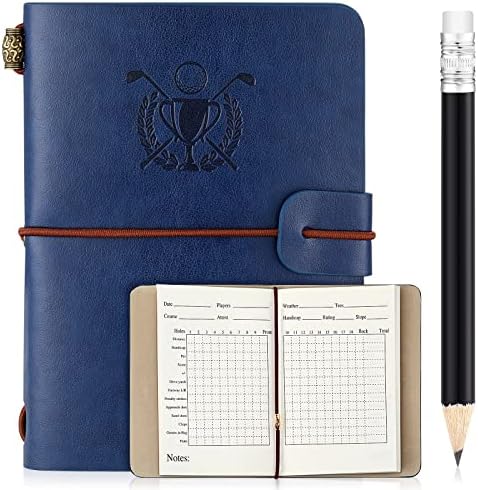 Yexiya Golf CretCard Rezervirajte sa golf-olovkom za golf golf golf notebook golf dnevnik džep za