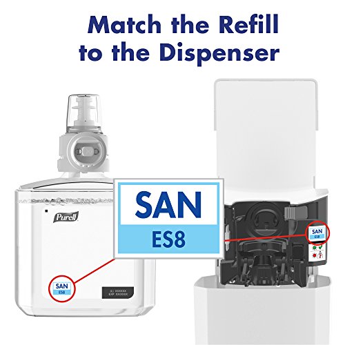 PURELL ES8 Automatski dispenzer za sanitet, bijeli, za 1200 ml Purell ES8 punjenje saniteta - 7720-01