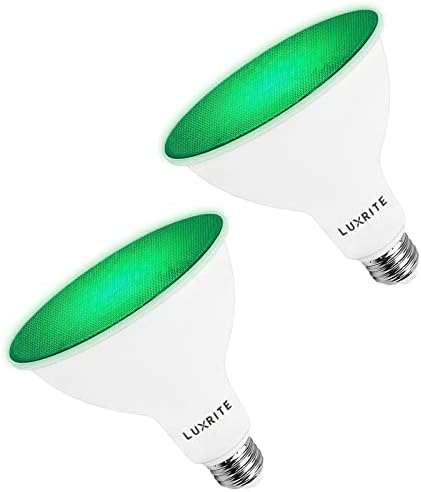 LUXRITE LED PAR38 Flood zelena sijalica, 8W , zelena LED sijalica za poplave, vlažna Nominalna, ul navedena,