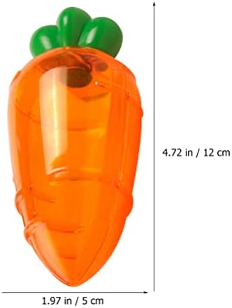 DiDiseaon Food kontejneri 6pcs kutije za carbotine u obliku šargareke plastične šargarepe Dečje uskrsne igračke