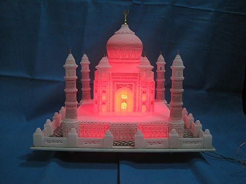 Craftslook Talijanska mramor Taj Mahal replika 14 inčni, bijeli mramor veliki taj mahal ručno
