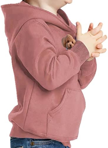 Kawaii Print Toddler Pulover Hoodeie - Puppy Design Spužva Fleece Hoodie - Tema HOODIE za djecu