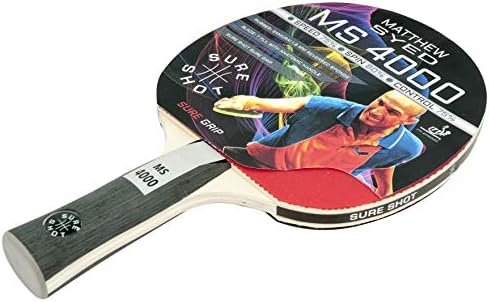 Siguran Shot Matthew Syed MS-4000 stolni teniski palica, ITTF je odobrio 1,8 mm samurai gume