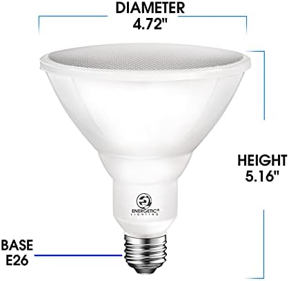 Energetska Vanjska Par38 Led reflektorska lampa,11w=90W,900lm,3000k topla bijela,E26 baza,bez zatamnjivanja,