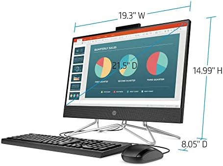 HP 22-inčni all-in-jedan dodirni ekran na desktop računara 2022 | Dual-Core AMD Ryzen 3 3250U