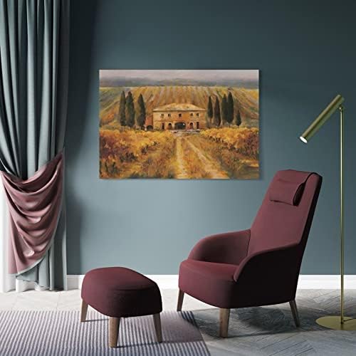 Toskanska sela Rustikalna zidna Umjetnost pšenica Rustikalna Vila slikarstvo priroda umjetnička