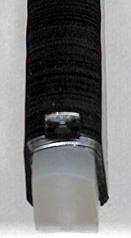 Super stam mezuzah držač predmeta מזוזה 12 plastični 3D oslikane sive crne pruge gumena pluta 5,3 / 4 inča