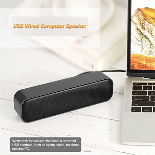 Mjwdp USB računarski zvučnici 3wx2 Subwooferi Soundbar stoni zvučnik USB napajani Mini žičana zvučna