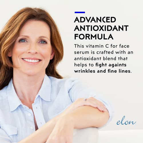 Elon Vitamin C Serum za lice-Serum protiv starenja za smanjenje Fine linije & amp; bore-poboljšava