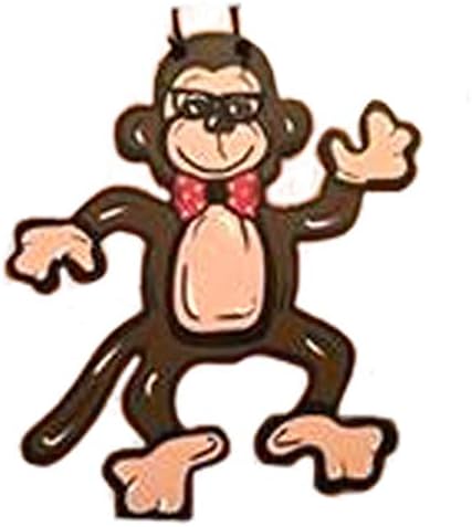 Majmun izrez nedovršeno Drvo rasadnik deca Decor Zoo životinja MDF u obliku platna stil 2