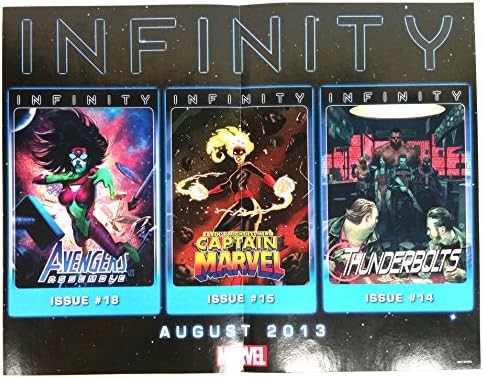 Infinity Thanos Marvel preklopljeni poster 10 x 13 inča SD Con Con 2007