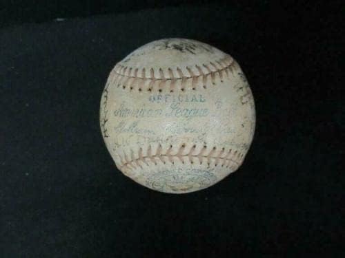 1936 Chicago White Sox tim-potpisan bejzbol autogram Auto PSA / DNK AG53949 - AUTOGREMENA BASEBALLS