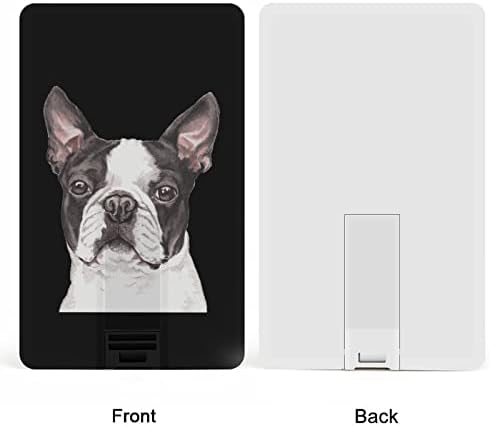 Slatki bostonski terijerski pas USB fleš pogon personalizirana kreditna kartica Pogonski memorijski