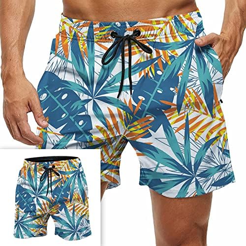 Miashui Swim Shorts Muškarci Duge labave ljetne hlače za plažu za muškarce Pet bodova na plaži