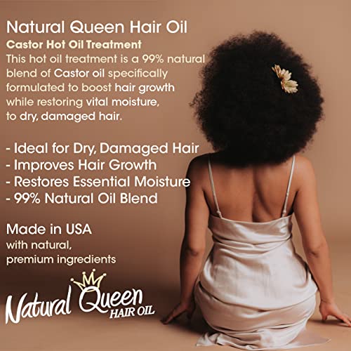 SFC Natural Queen Castor tretman toplim uljem 7.1 oz-hidratantni tretman vrućim uljem za suho, oštećeno