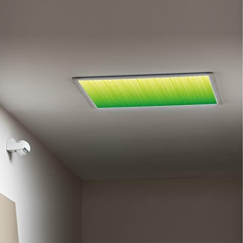 Prekrivači za fluorescentno svjetlo za plafonske Difuzorske ploče-Lime zeleni uzorak-poklopci za fluorescentno