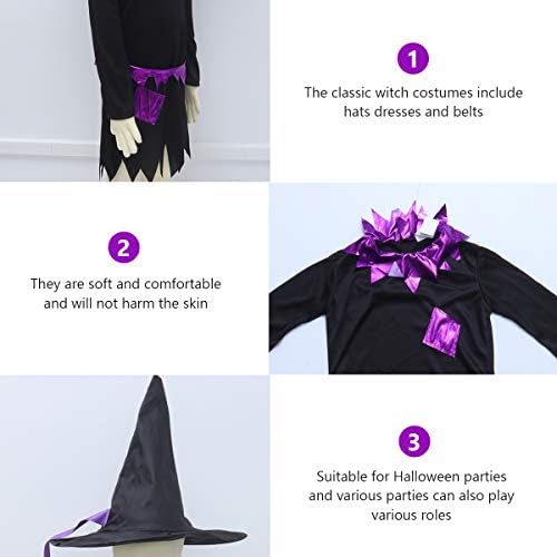 Abaodam 1 set Halloween Witch kostime veštice za zabavu