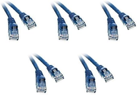 EDRAGON CAT5E Ethernet patch kabel sa bezobzirnim / oblikovanim čizmom, plavom bojom,