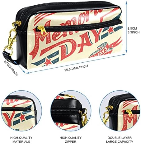 Tbouobt torba za šminku patentni zatvarač Travel Kozmetički organizator za žene i djevojke, sretan dan pamćenja