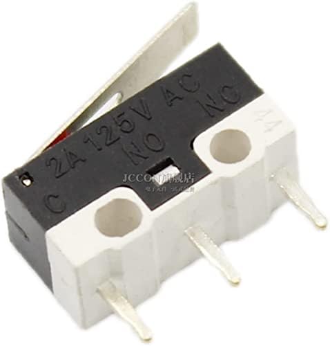 SHUBIAO mikro prekidači 100kom granični prekidač dugme prekidač 1a 125V AC Prekidač za miš 3pins