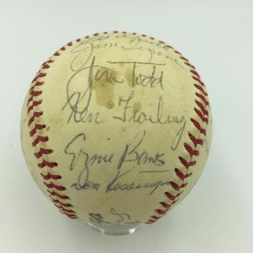 1974 Chicago Cubs tim potpisao je bejzbol Ernie banke Billy Williams JSA COA - AUTOGREMENA BASEBALLS