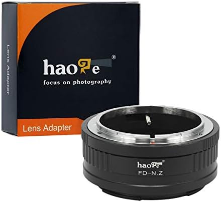 Haoge ručni adapter za objektiv za Canon FD objektiv na Nikon Z Mount kameru kao što je Z7II Z6II Z6 Z7