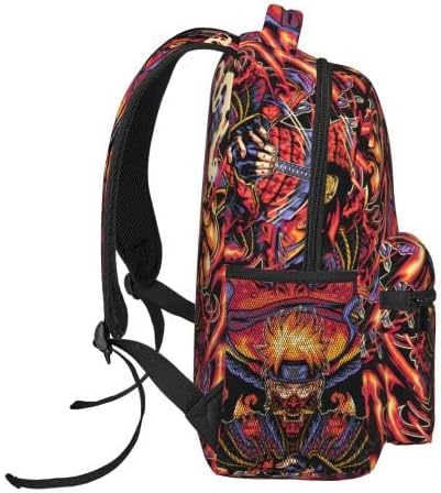 Njinalw anime ruksak ruksak za laptop sa futrolom za olovke, modni ruksak savršena putna torba