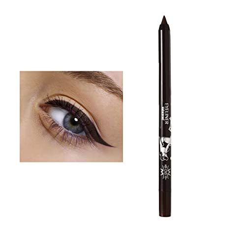 10 Duginih Boja Eyeliner Glue Pen 2 U 1 Olovka Za Usne Dugotrajna Vodootporna Olovka Za Oči Cat