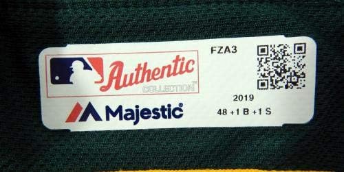 2019 Oakland A Atletics Bob Melvin 6 Igra Izdana zeleni dres 150 Patch 1587 - Igra Polovni MLB dresovi