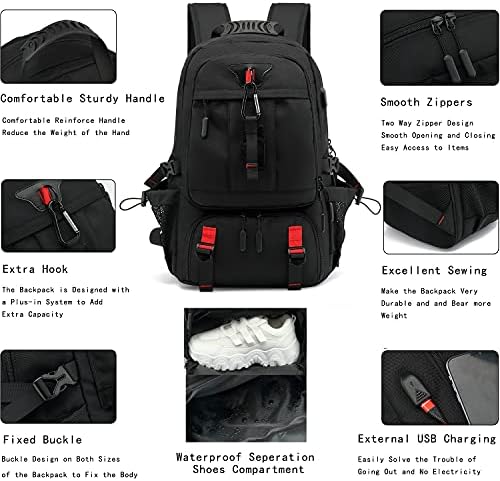 Osobni putnik ruksaka za muške 18.3 inča sa rukom za laptop i odjeljku za obuću, ruksake za računare